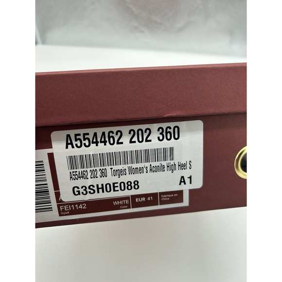 New Torgeis Aconite Faux Leather High Heel Thong Sandals Black Size EU 41 US 10 - Picture 7 of 7